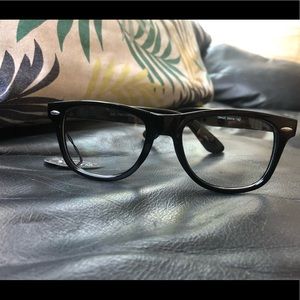 Stylish Square Black Glasses (100% UV Protection)